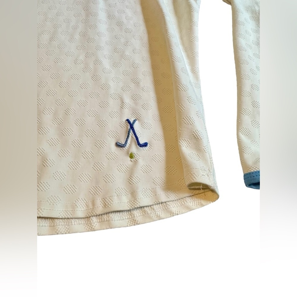 Lily’s of Beverly Hills Golf Embroidered Shirt Womens Size L​​ - Picture 3 of 9